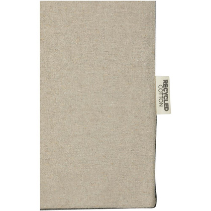 Pheebs torba na zakupy z płaskim dnem o pojemności 18 l z bawełny z recyklingu o gramaturze 190 g/m² i kontrastującymi bokami