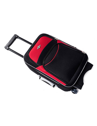 Zestaw Średnia walizka PELLUCCI RGL 773 M + Kuferek M Czarno Niebieski