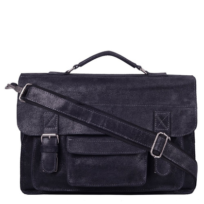 Torba na ramię skórzana KEMER CH 16/A Czarna - min. zamówienie 20 / 50 / 100 szt.