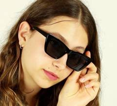 Nowoczesne okulary przeciwsłoneczne MAZZINI KOCIE OKO czarny - min. zamówienie 20 / 50 / 100 szt.