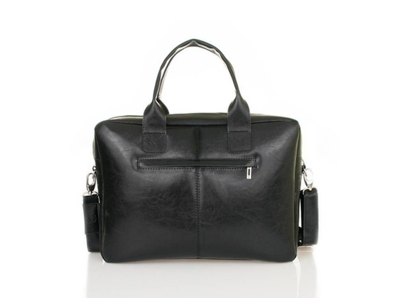 Męska torba na ramię laptop BRØDRENE b03 czarna - min. zamówienie 20 / 50 / 100 szt.