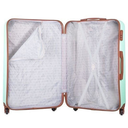 Mała kabinowa walizka KEMER SOLIER 190 Zielona - min. zamówienie 20 / 50 / 100 szt.