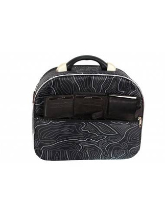 Zestaw walizek 3 walizek + Kuferek PELLUCCI RGL 773 Czarno zielony