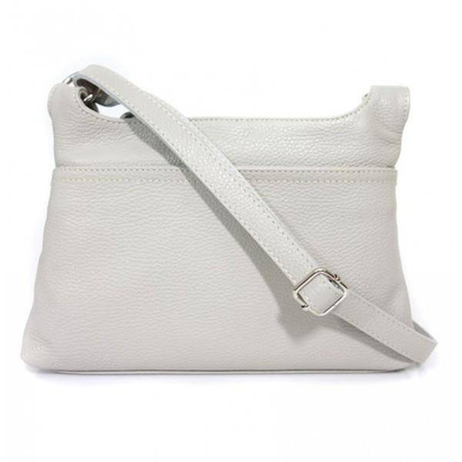 Super listonoszka,przewieszka Vera Pelle Szara  VP1267G