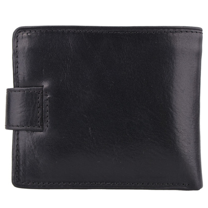 Portfel męski skórzany KEMER 005M/J Czarny / Jasny brąz - min. zamówienie 20 / 50 / 100 szt.