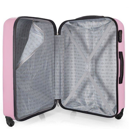 Mała kabinowa walizka KEMER SOLIER 870 Jasnoróżowa - min. zamówienie 20 / 50 / 100 szt.