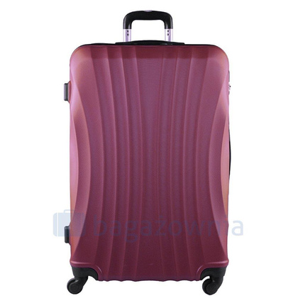 Duża walizka WINGS 159 L Bordowa