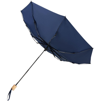 Składany wiatroodporny parasol 51 cm z PET z recyklingu Birgit