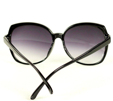 Minimalistyczne okulary przeciwsłoneczne MAZZINI GLAMOUR czarny - min. zamówienie 20 / 50 / 100 szt.