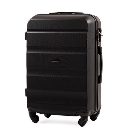 Średnia walizka WINGS AT01 M Czarny