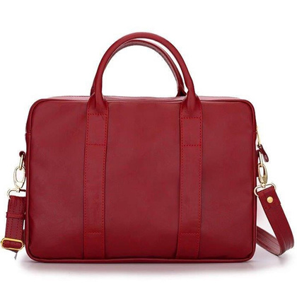 Torba damska na laptop 15.4' KEMER SOLIER FL10 Czerwona - min. zamówienie 20 / 50 / 100 szt.