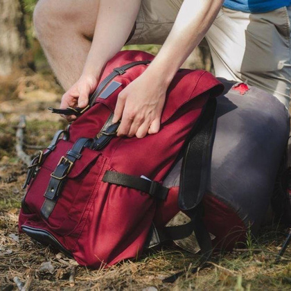 Plecak miejski KEMER SOLIER SV01 Bordowy - min. zamówienie 20 / 50 / 100 szt.