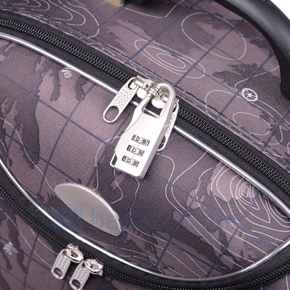 Kuferek PELLUCCI RGL WIZ AIR 773 S Czarny/Turkusowy