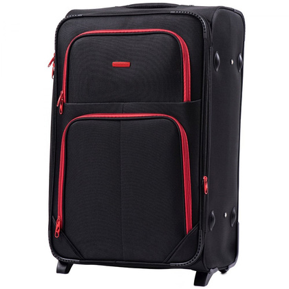 Duża walizka WINGS 214 2K L Czarna