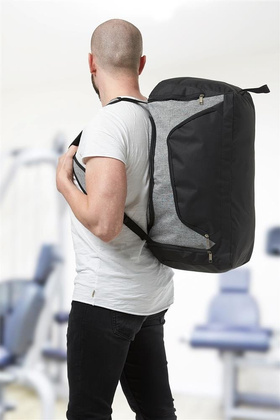 Torba sportowa 2 in 1, czarny, szary KEMER