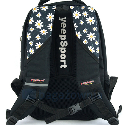 Plecak sportowy KEMER S114DX Biało Czarny - min. zamówienie 20 / 50 / 100 szt.