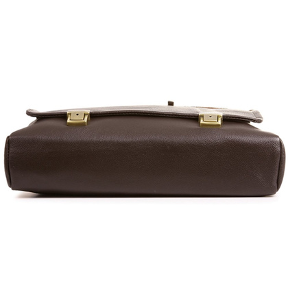 ELEGANCKA TORBA SKÓRZANA KEMER VOOC EP9 BRĄZOWA