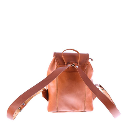 Mały plecak skórzany KEMER VOOC Vintage P2 Czarny