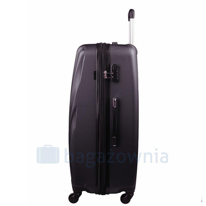 Duża walizka WINGS 304 L Szara