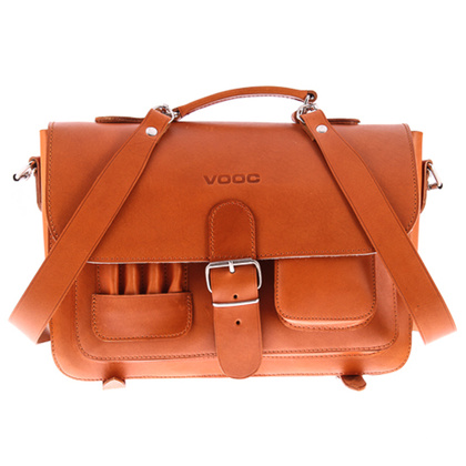 TECZKA SKÓRZANA 3W1 KEMER VOOC Vintage  P13 BEŻOWA