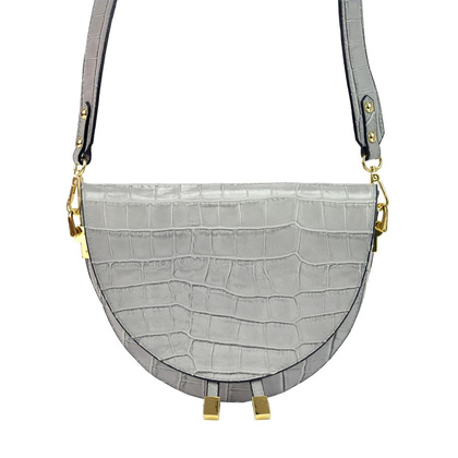 Torebka damska skórzana 19-16-01 COCO Popiel KEMER