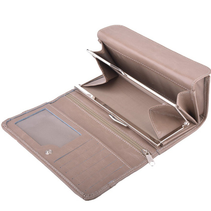 Portfel damski skórzany KEMER P17 Ziemia - min. zamówienie 20 / 50 / 100 szt.