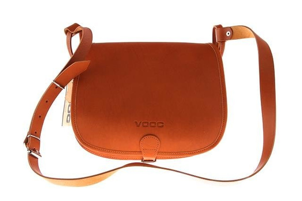 Listonoszka duża torebka KEMER VOOC Vintage P27 Brązowa