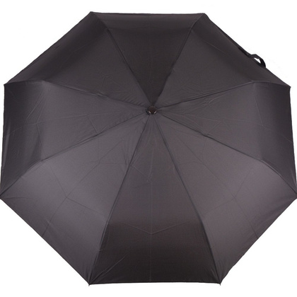 Parasol męski krótki KEMER DuoAutomat MP 334 Czarny