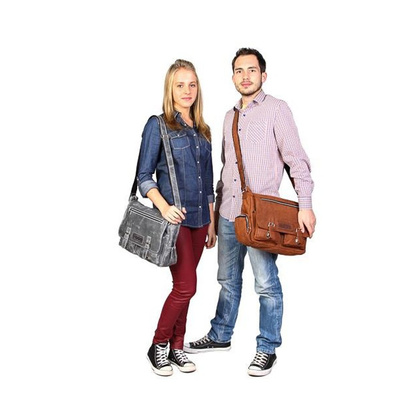 Torba na ramię KEMER VOOC Crazy Horse RCH5 brąz