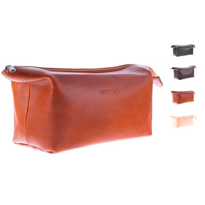 Kosmetyczka skórzana KEMER VOOC Vintage P16 czarny