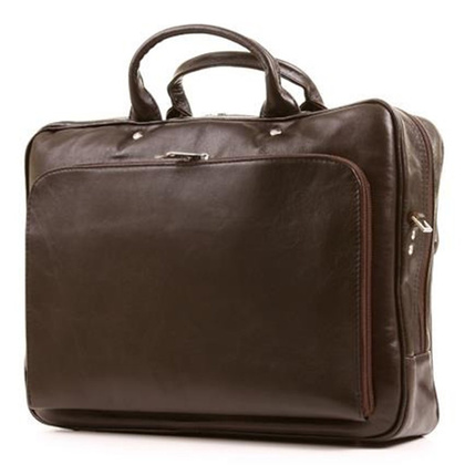 Torba skórzana na laptopa KEMER VOOC 15,6" EP8 brąz