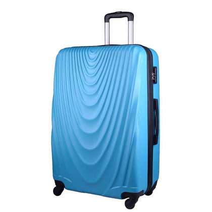 Duża walizka WINGS 304 L Turkusowa