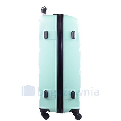 Średnia walizka WINGS AT01 M Jasnozielona