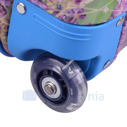 Walizka dziecięca KEMER RGL PIOSENKARKI + Plecak GRATIS Różowa