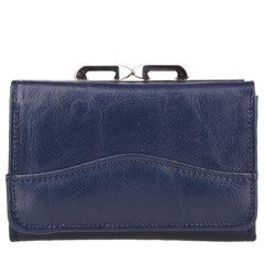 Portfel damski skórzany KEMER P25 Granatowy - min. zamówienie 20 / 50 / 100 szt.