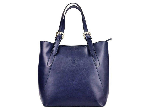 SKÓRZANA TOREBKA Florence 847 ciemny czerwony KEMER