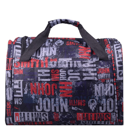 Torba podróżna podręczna PELLUCCI RGL WIZZ AIR C9 Czarno / Szaro / Czerwona