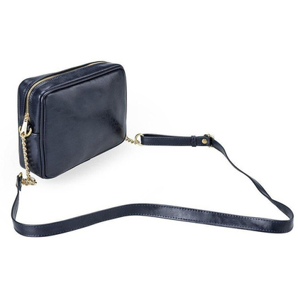 Listonoszka damska skórzana KEMER SOLIER FL01 Granatowa - min. zamówienie 20 / 50 / 100 szt.