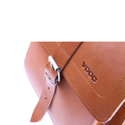 Oryginalna torba skóra KEMER VOOC Vintage P29 Czarna