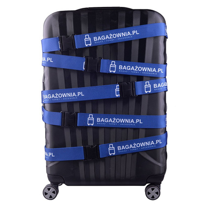 Pas do bagażu KEMER Bagażownia.pl Niebieski