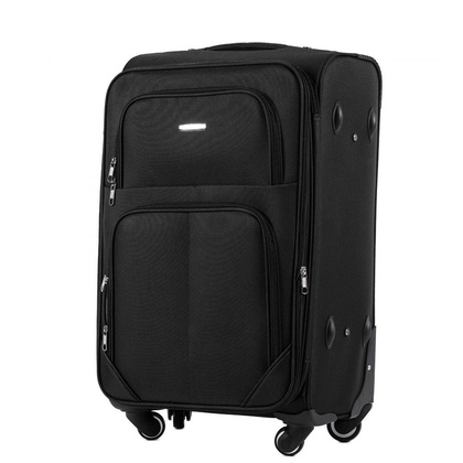 Średnia walizka WINGS 214 4K M Czarna