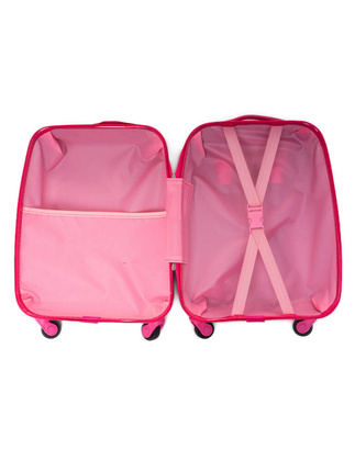 Walizka dziecięca KEMER RGL MOTYLEK Różowa