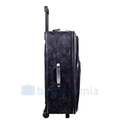 Mała kabinowa walizka PELLUCCI RGL 773 S Czarno Biała