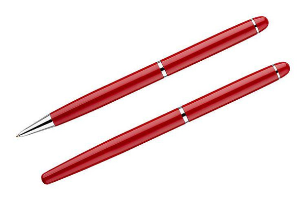 Zestaw piśmienniczy KEMER MONTANA Czerwony