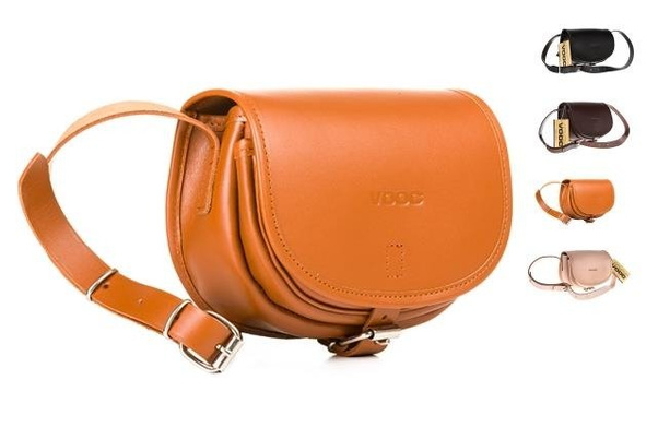 Listonoszka mała torebka KEMER VOOC Vintage P14 Naturalny