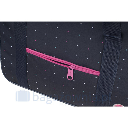 Torba podróżna podręczna PELLUCCI RGL WIZZ AIR M2 Czarno różowa