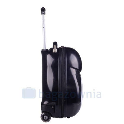 Walizka dziecięca KEMER RGL PINGWINEK Czarno Biała