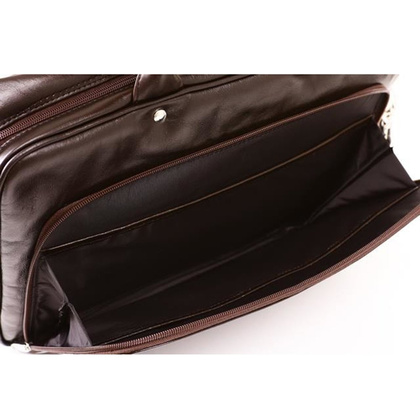 Torba skórzana na laptopa KEMER VOOC 15,6" EP8 brąz