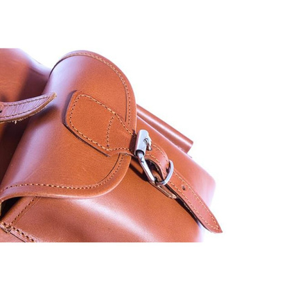 Modny plecak skórzany KEMER VOOC Vintage P1 naturalny