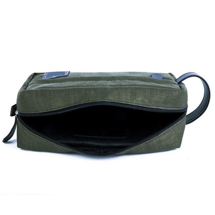 Kosmetyczka materiałowa KEMER SOLIER SK03 Zielona - min. zamówienie 20 / 50 / 100 szt.